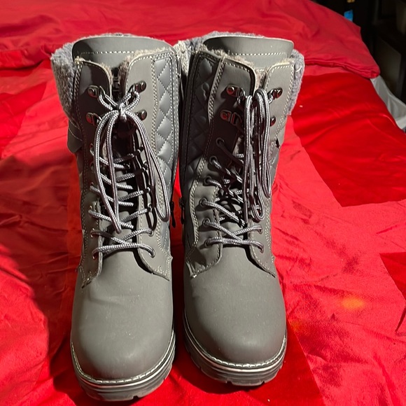 Shoes - Gray boots  winter fall even summer. From DSW!